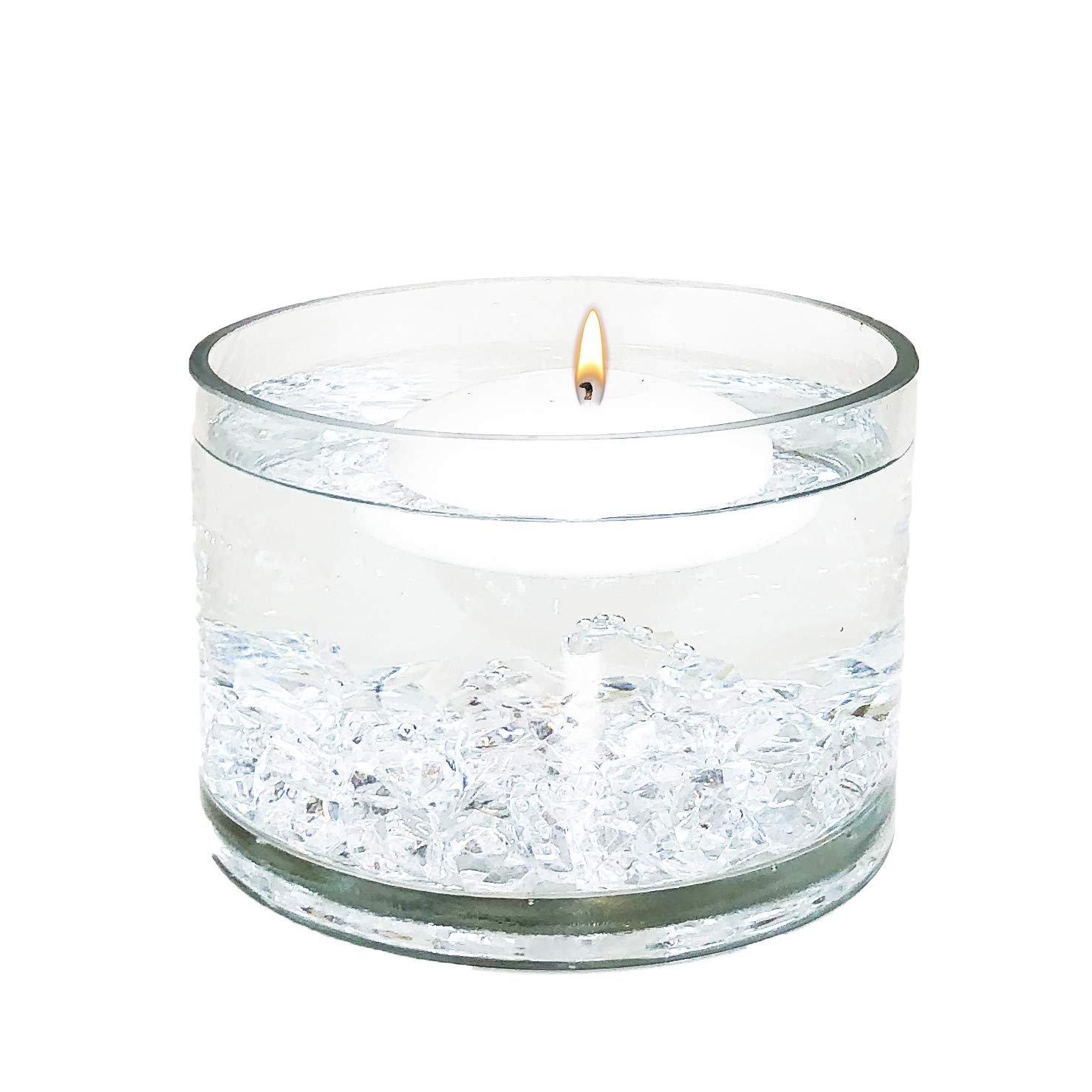 New 6 Bulk Cylinder Vases Wedding Glass Table Centerpiece Candle