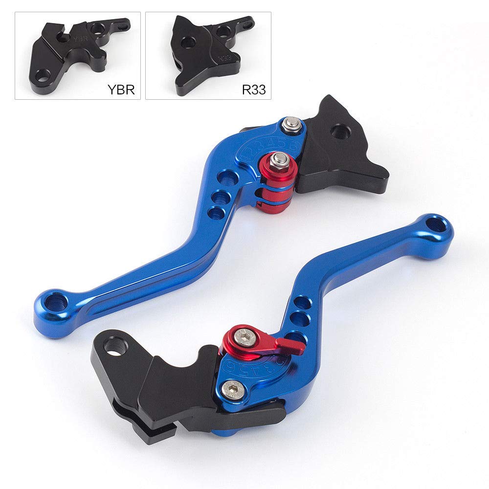 Motorcycle CNC Short Brake Clutch Levers 6 positions adjustable for