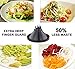 OVOS Vegetable Spiral Slicer Pasta Maker Noodle Spiralizer Stainless Steel Blades With Ceramic Peeler Brush Included