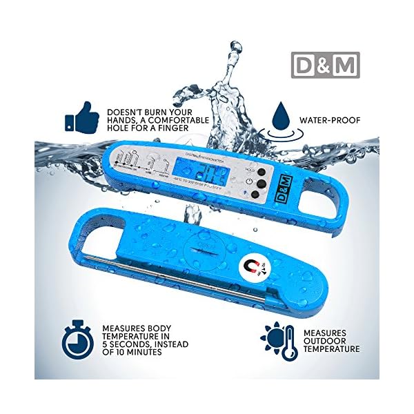 DM-Digital-Meat-Thermometer–Instant-Read-Foldable-Ideal-as-Internal-Meat-Thermometer-Grill-Thermometer-Cooking-or-Kitchen-Thermometer–Food-safe-Sturdy-Steel-Meat-Thermometer-Probe