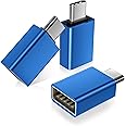 Basesailor USB C to USB Adapter 3 Pack,USBC Male to USB A 3.0 Female OTG Adapter,Type C Thunderbolt 3/4 Converter for iphone 16 15 Max,MacBook Pro Air,Mac,iPad,Microsoft Surface,Samsung Galaxy S24 S23