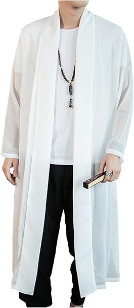 Amazon スゴフィ Sgfy メンズ ロングカーディガン コート 羽織り