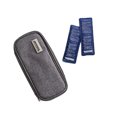 Value Sky Bolsa Dabética, Enfriador de Insulina Bolsa con 2 Bolsas ...