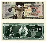 American Art Classics Stevie Ray Vaughan Million Dollar Bill Collectible in Currency Holder