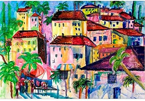 Betsy Drake Tp556 Fun City I Outdoor Wall Hanging 24" X30"