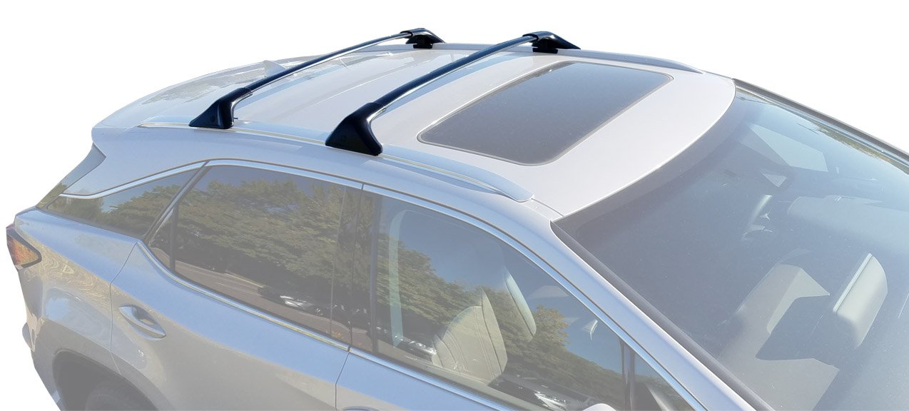 Modula Aluminium Aero Roof Bars Set Nissan Qashqai 07 13 Non Rail