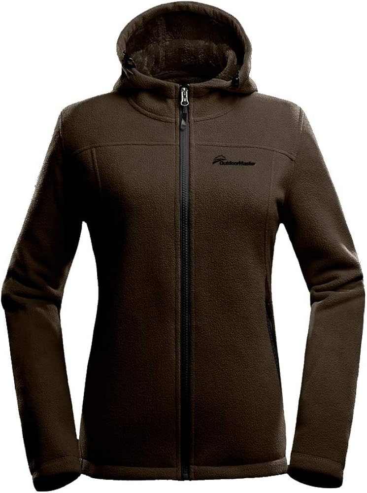 Fleece Jacket Women-Waterproof Plush Lining Hoodies Full-Zip Rain Coats at  Women's Coats Shop
