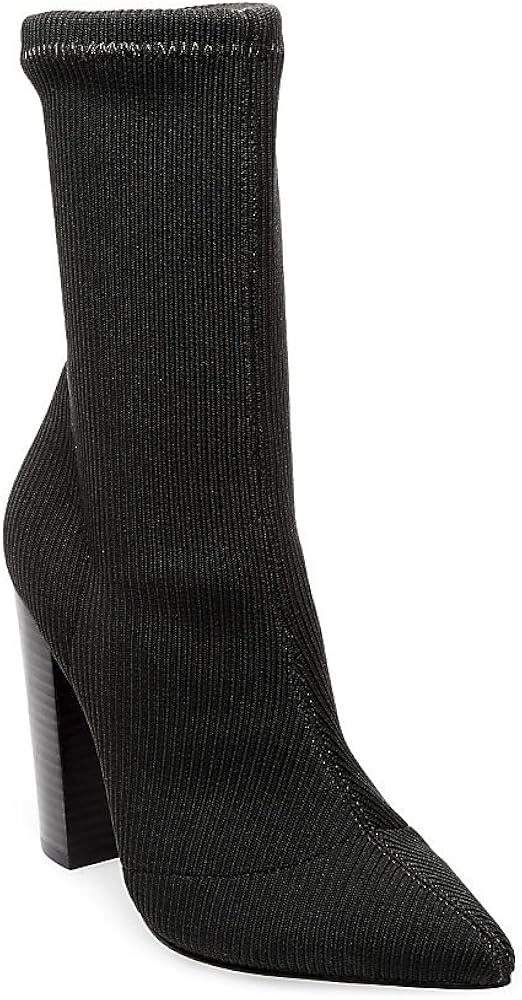 steve madden black sock boots