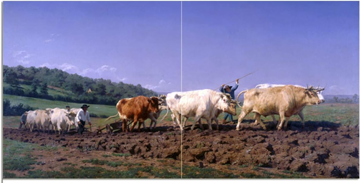 Fliese Wandbild Kühe Feld R. Bonheur Küche Bad Wandrückwand Marmor Keramik - Bild 2 von 35