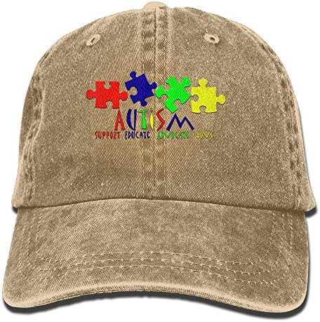 Autism Handprint Awareness Unisex Ajustable Baseball Cap Jeans Hats
