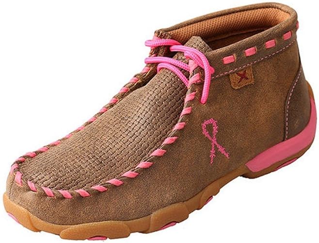 twisted x pink driving mocs