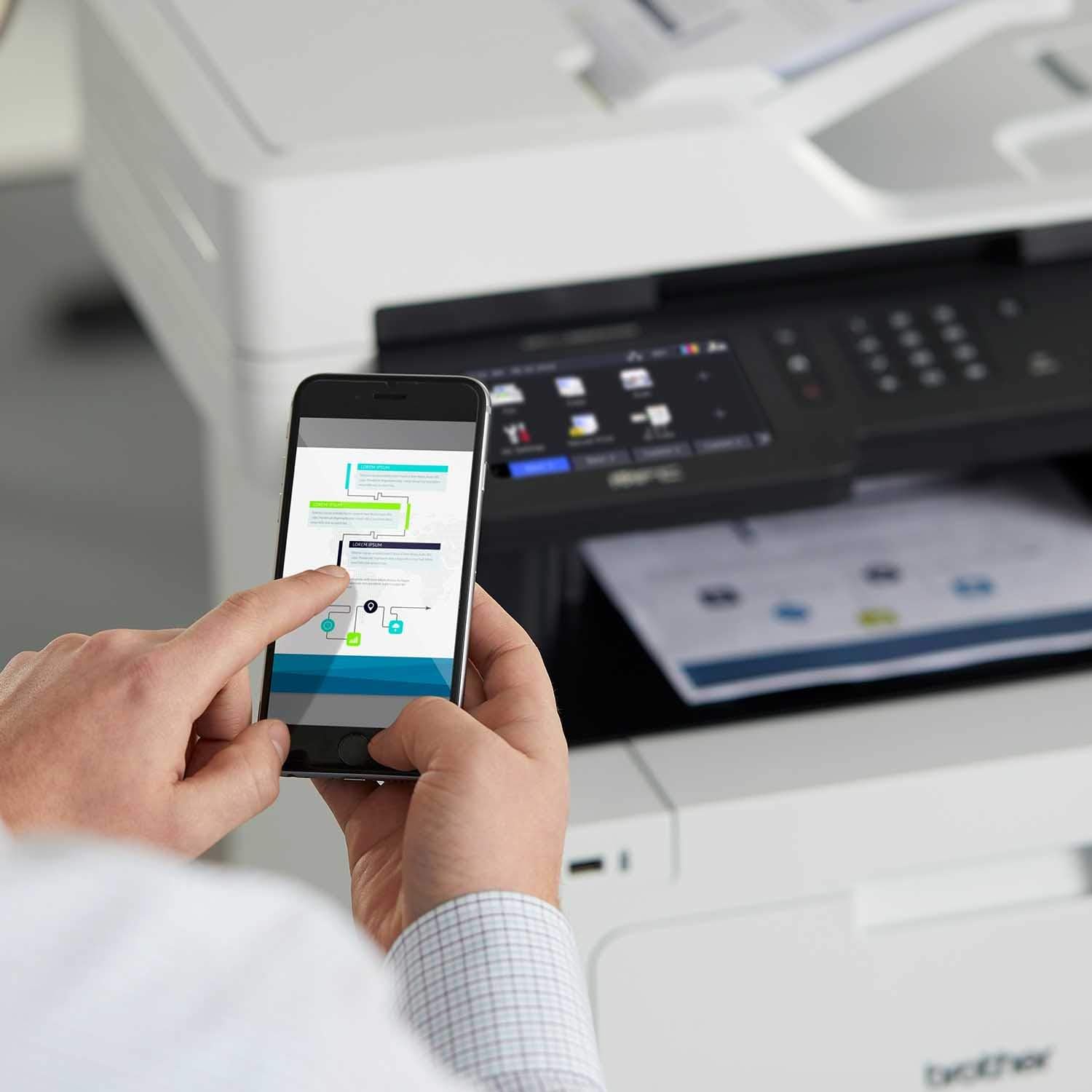 Brother MFC-L8900CDW Business Color Laser All-in-One Printer,  Dash Replenishment Ready: Office Products