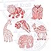 Original Designs Bird and Animal Wood Print Stamps (Set of 6)