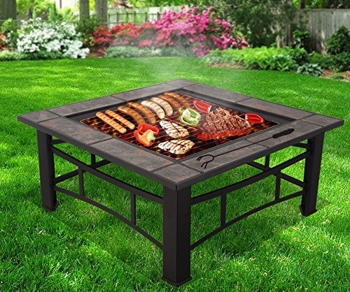 yaheetech multifunctional fire pit