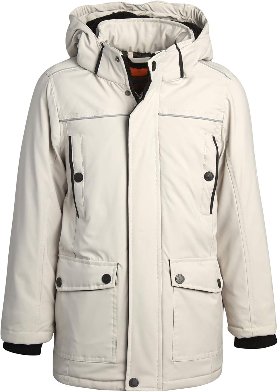 boys fur lined parka