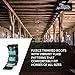 Kensington Horse Fly Boots with Comfortable Fleece Trim, Stay-Up Technology with Velcro Straps, Sold in Pairs of 2 (Black Ice Plaid)