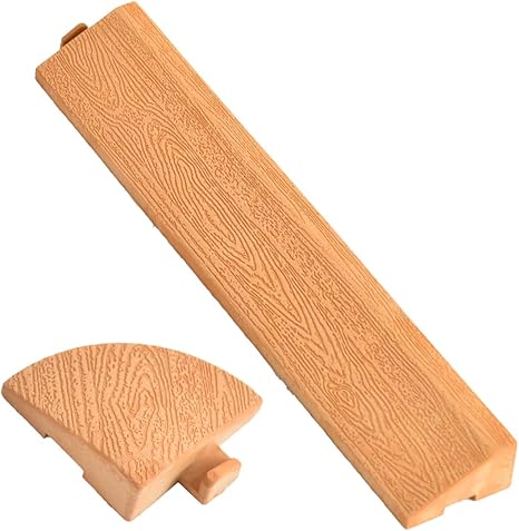 Amazon タンスのゲン ウッドパネル用 エンドパーツ 当店ウッドパネル専用 ストレートパーツ 24個 コーナーパーツ 8個 簡単施工 ナチュラル 00 619 ガーデン用ジョイントマット タイル