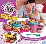 AMAV Belgian Waffle Maker Toy Activity Set Using Microwave Baking - DIY Make Your Own Delicious Treat - Edible Sweet Art