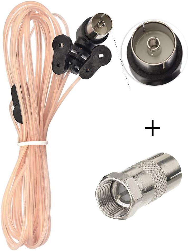 Eightwood FM Aerial for HiFi FM Dipole Antenna 75ohm Amazon.co.uk