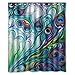 KXMDXA Flawless Peacock Feathers Bathroom Polyester Shower Curtain 60x72 Inch