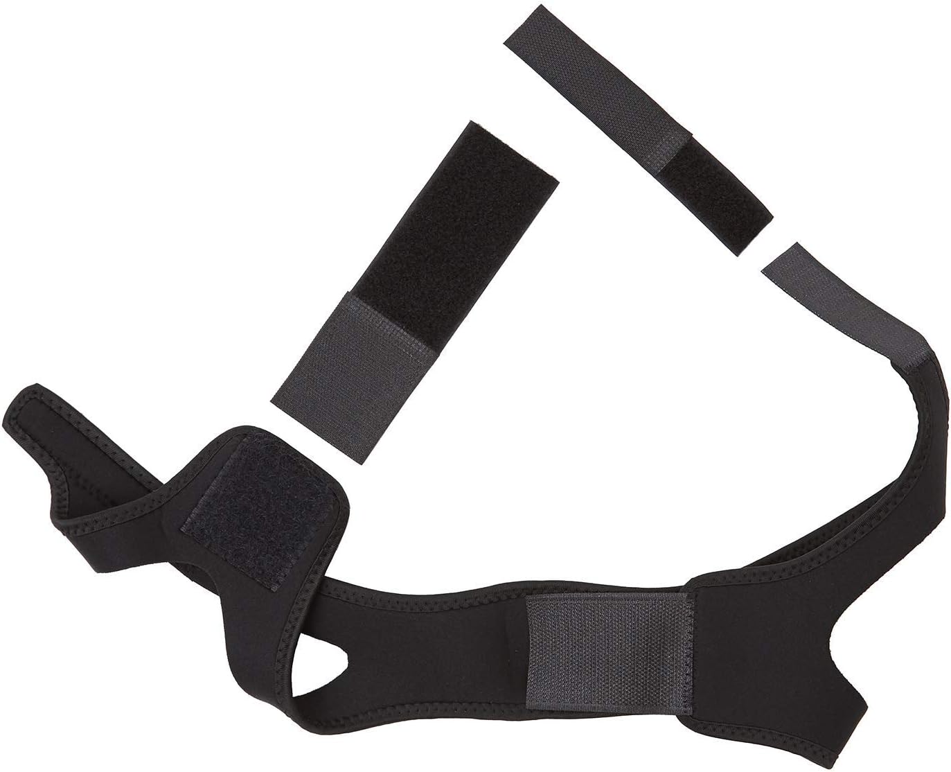 Sleep Mask Chin Strap - Women/Men Sleeping Snoring Solution - Head Bands Anti Snore Aid - Adjustable/Flexible Natural Health Headband - Natural Remedies Sleeping Relief - Black Breathing Headband: Health & Personal Care