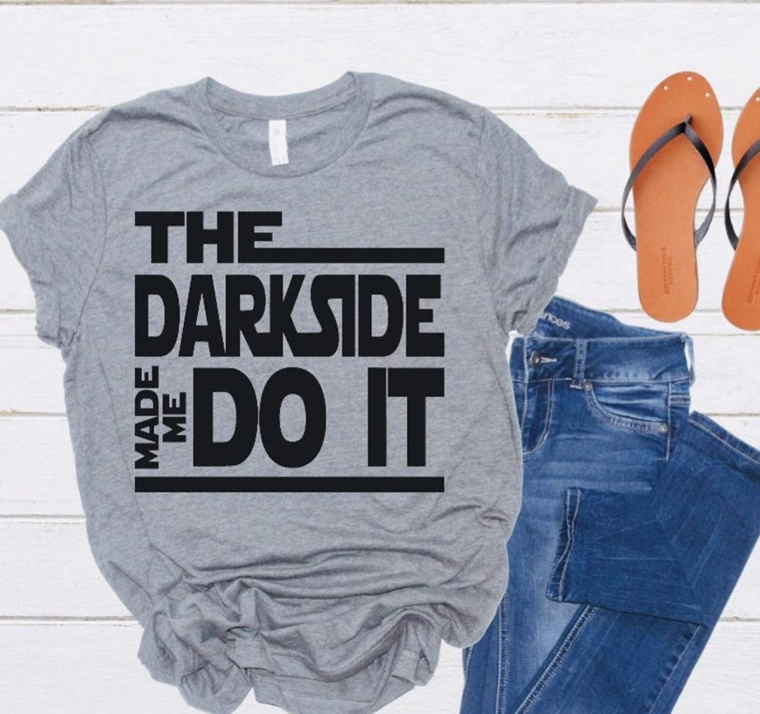 The dark side made me do it shirt Clearance