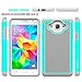Galaxy On5 Case, OEAGO Samsung Galaxy On 5 Case Cover Accessories - Shock-Absorption Dual Layer Defender Protective Case Cover for Samsung Galaxy On5 G550 - Mint