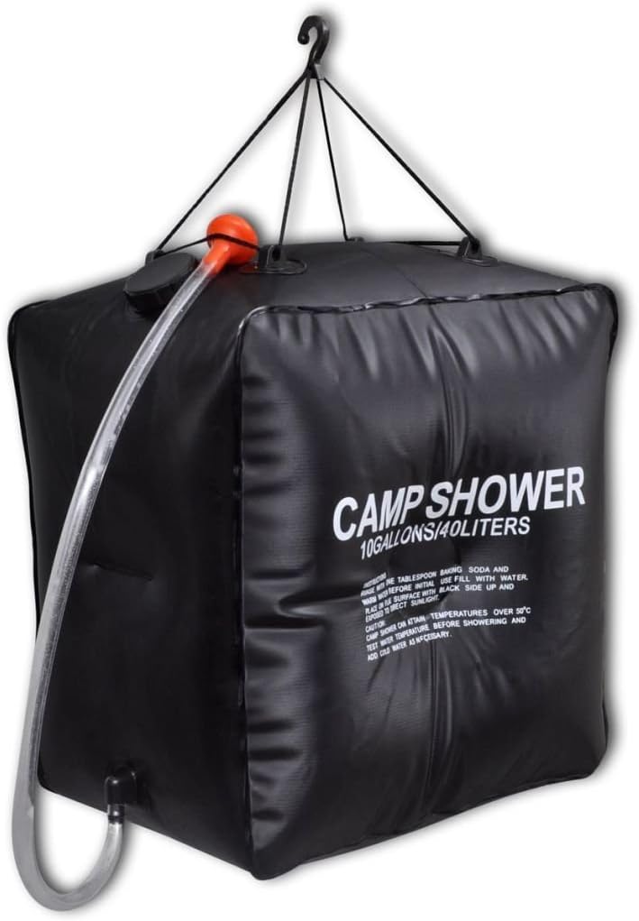 PatioPro 10 Gallon Water Bag Camping Outdoor Travel Bathing Shower