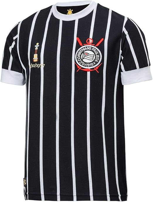 Camisa Retrô Corinthians 1977 Edição Especial Masculina