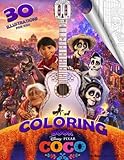Coco Coloring Book Disney Pixar For Kids, Coco Book for Boys and Girls (30 Illustrations)
