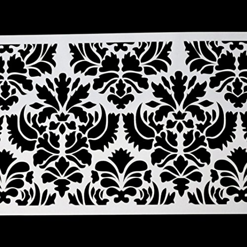 VESNIBA Baking Tool Side Decor Mould Damask Lace Flower Border Fondant Cake Stencil