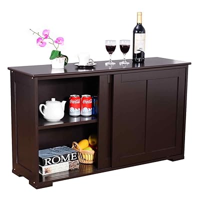 WATERJOY Kitchen Storage Sideboard, Stackable Buffet Cabinet