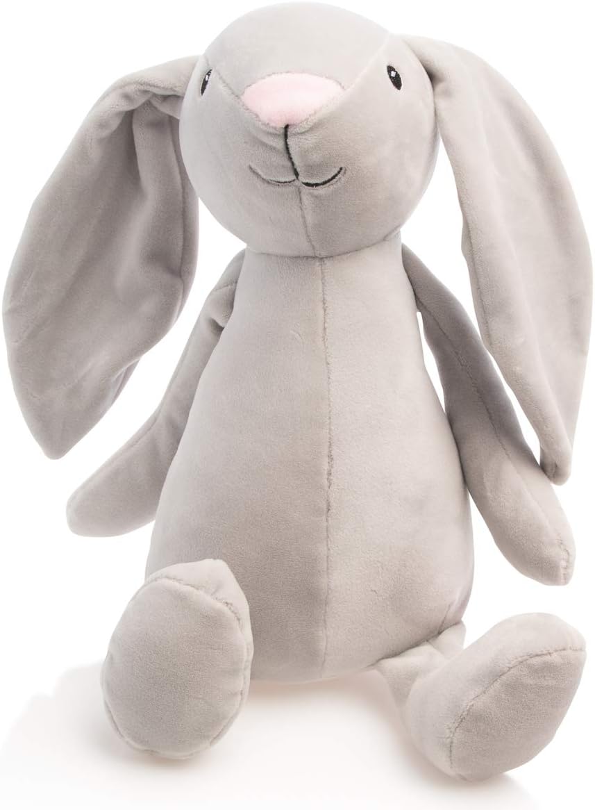 Gitzy 10 Inch Squishy Stuffed Animal Easter Bunny Rabbit Super Soft Childrens Toys Plush Stuffed Animals for Girls Boys Pink Purple Gray Teal