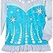 Princess Little Girls Zip-Up Fleece Hoodie With Mesh Mask, 6, Frozen