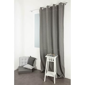 Decoboutique Vorhang Modern 140 X 250 Cm Mit Osen Industrial Style
