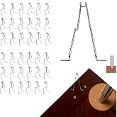 36 Pack No-Drill Cabinet Door Painting Hangers, Adjustable Anti-Drop Hooks | Sharp tip design with high-tension, anti-twist and anti-drop grip for cabinet doors, spray painting and drying projects