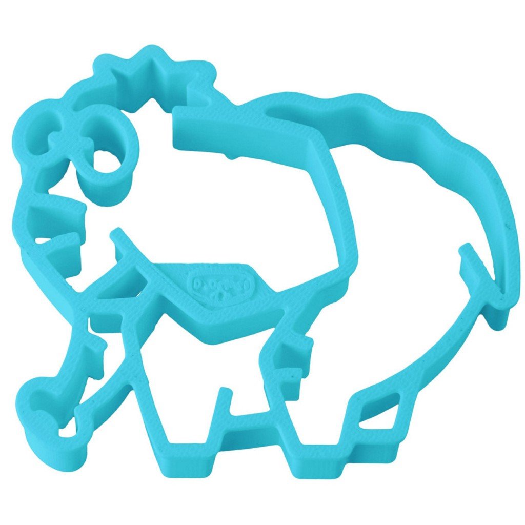 Dr.Oetker Cookie Cutter Zoo Set of 4 10x2 cm, Multi-Colour, 10 x 10 x 2 cm