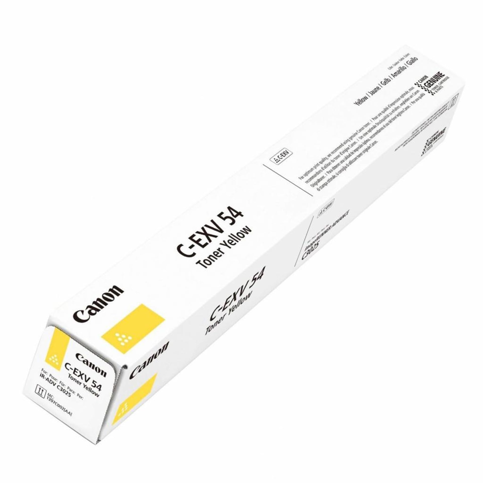 Canon C-EXV 54 Original Toner Cartridge - Yellow