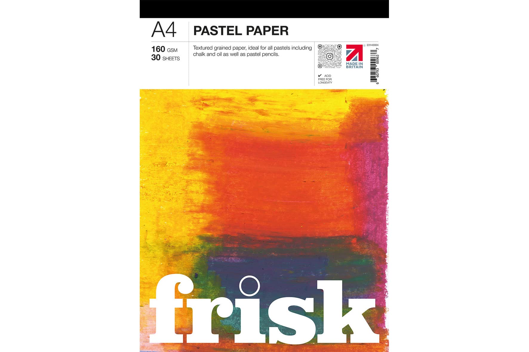 Frisk Pastel Paper Pad A4 160gsm