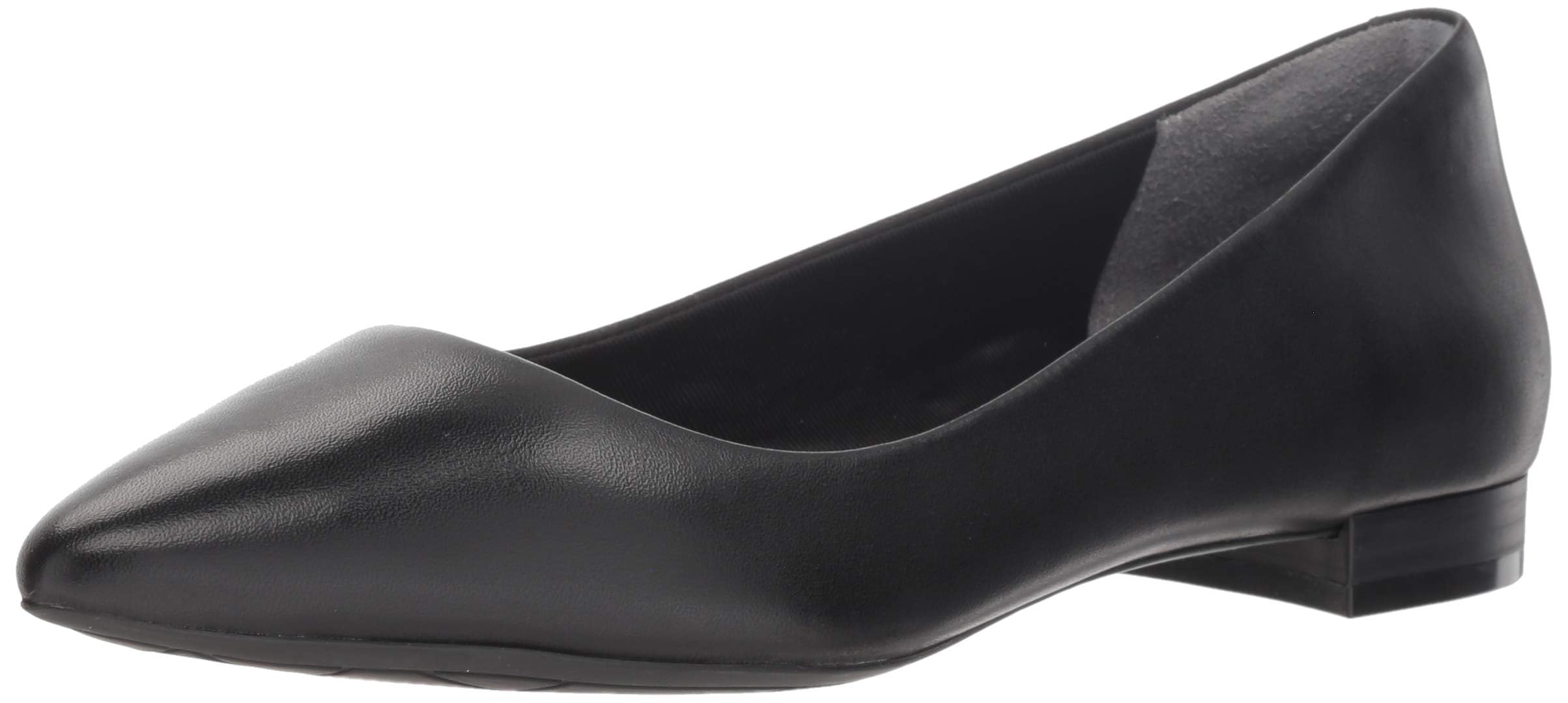 Photo 1 of Rockport Women's Total Motion Adelyn Ballet Flat, Black Burn Calf, 6 W US