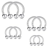 D.Bella 8PCS 16G Surgical Steel Nose Septum
