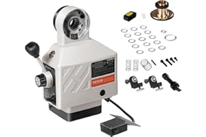 VEVOR Z-Axis Power Feed for Milling Machine, 450 in-lb Torque, 0-200RPM Adjustable Rotate Speed 120V Power Table Feed Mill Fe