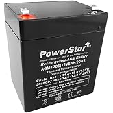 PowerStar AGM 12V 5AH Replaces Werker WKA12-5F SLA Battery
