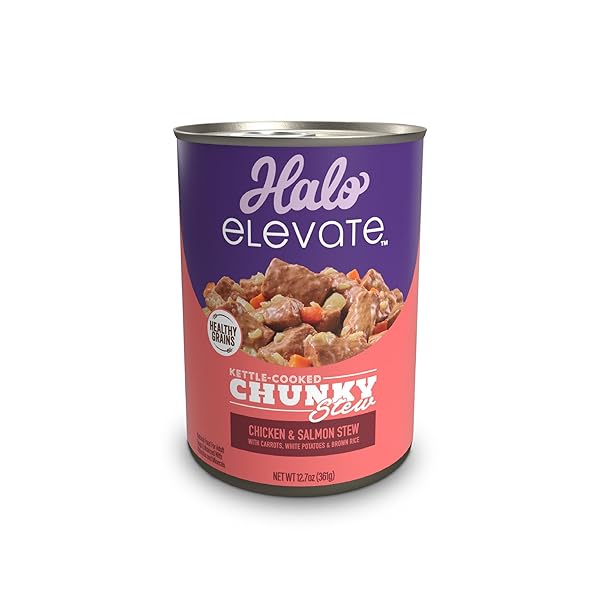 HALO ELEVATE WET DOG FOOD KETTLE COOKED CHUNKY...