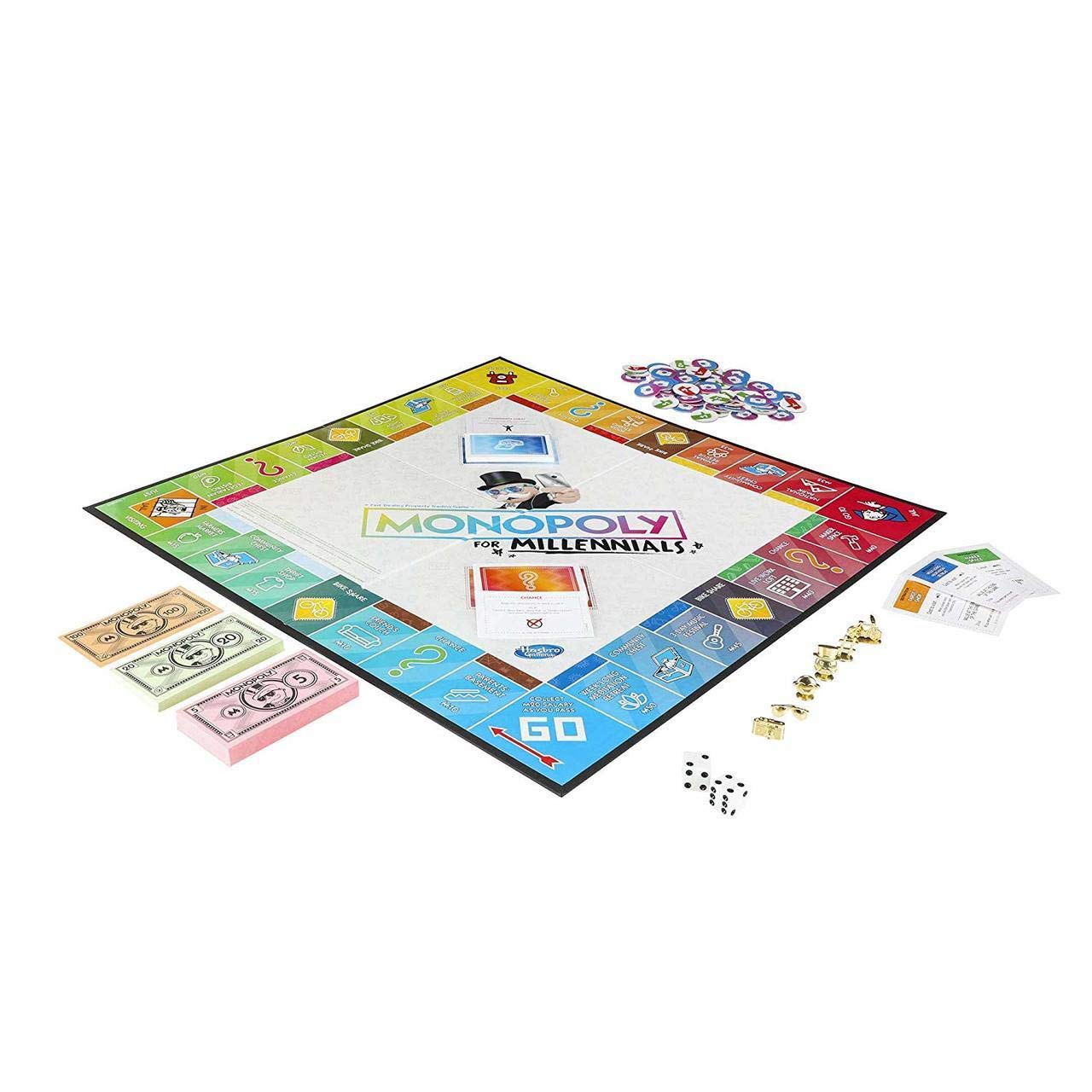 Monopoly for Millenials Board Game - for Children Ages 8+ -