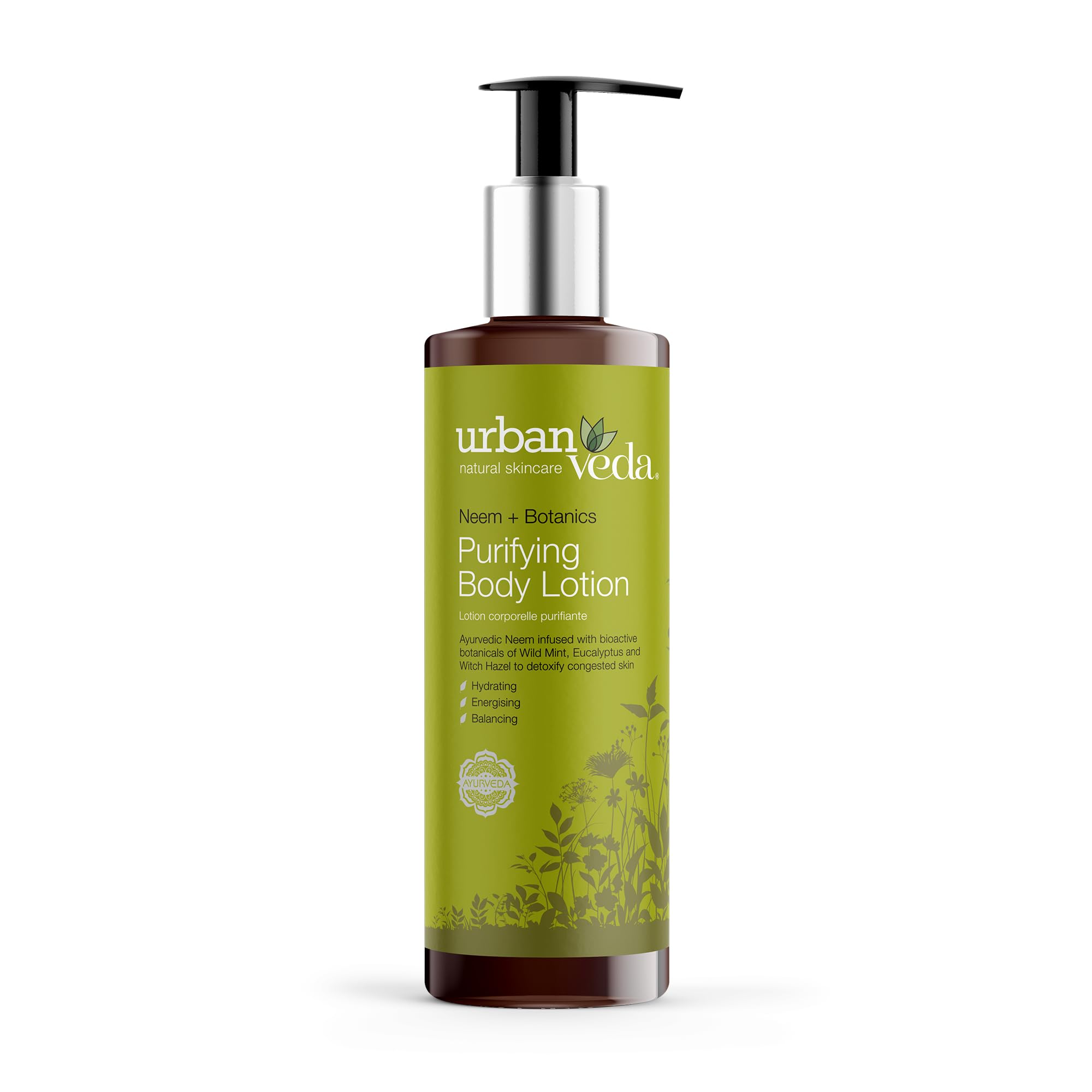Urban Veda Tea Tree Body Lotion | Oil Control Moisturiser for Oily Skin | Purifying Acne Cream with Witch Hazel | Vitamin E Cream Moisturiser | Body Lotion Women & Men | 250 ml