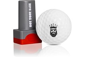 Golf Ball Stamp, Golf Ball Stamper, Reusable Self-Inking Golf Ball Stamp Marker to Identify Golf Balls, Golf Gift Golf Access
