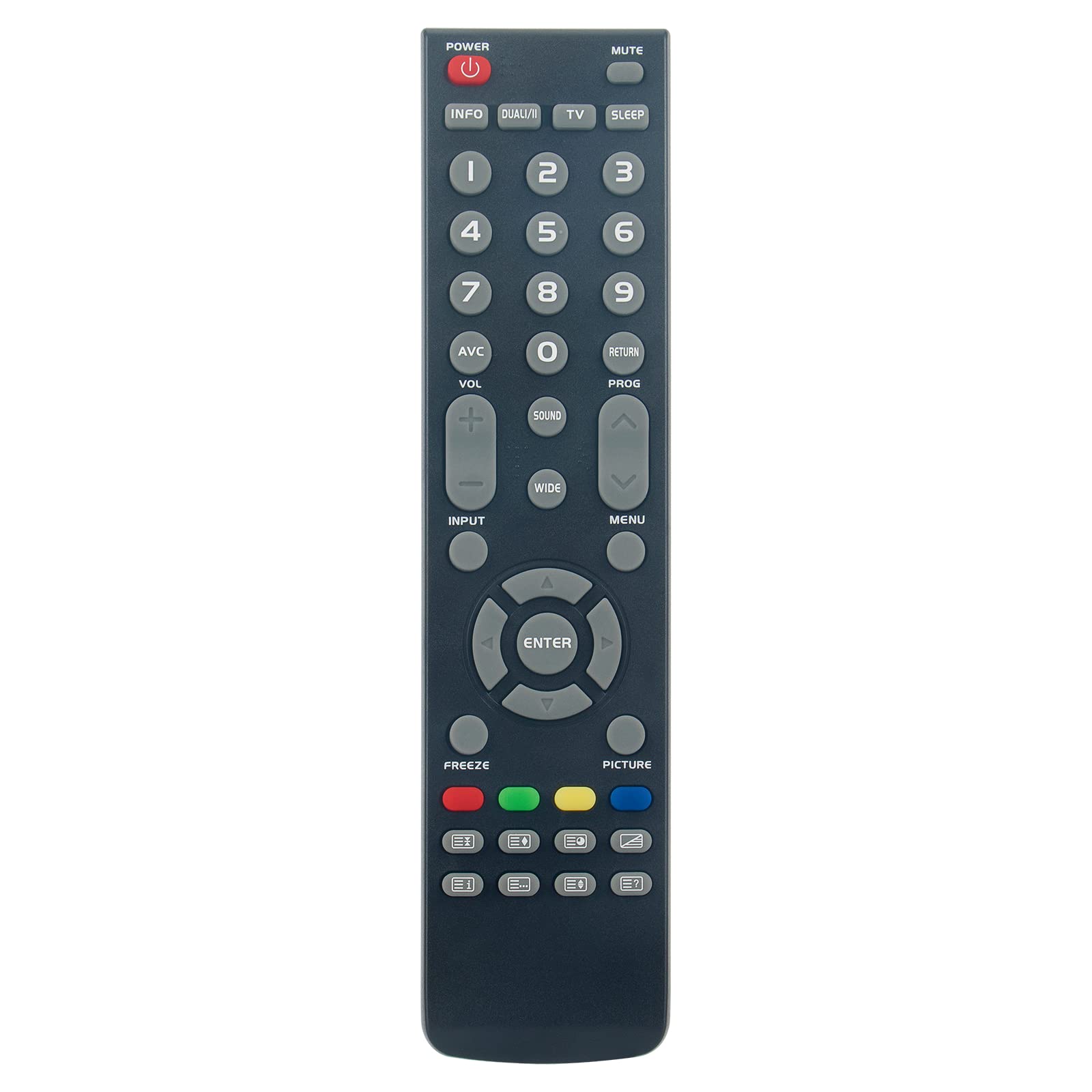 VINABTY RC00147P Replacement Remote Control Compatible with Hannspree RC00147P TV Remote Controller