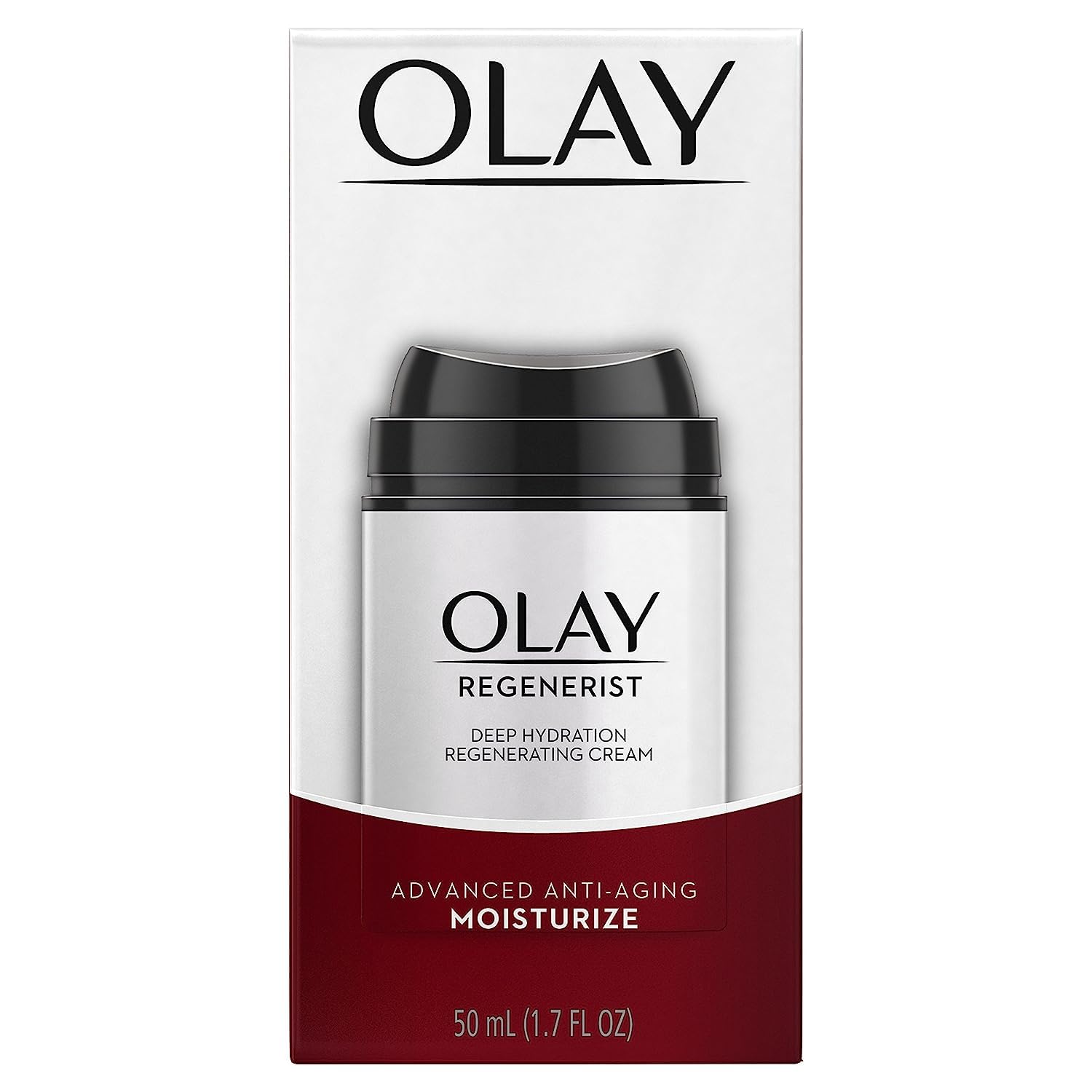 Olay Regenerist Deep Hydration Regenerating Cream Moisturizer, 1.7 fl oz
