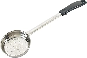 Winco Perforated Food Portioner, 6-Ounce, Black